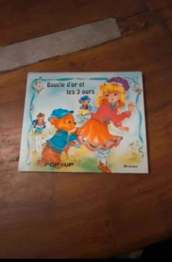 Livre 3D Boucle d'or et les 3 ours collection