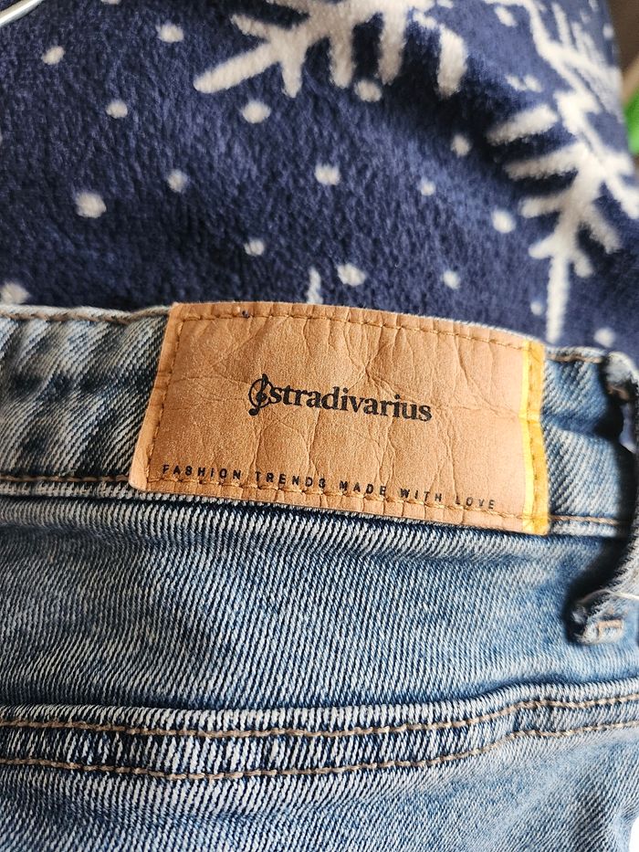 Jean mom slim bleu Stradivarius taille S - photo numéro 8