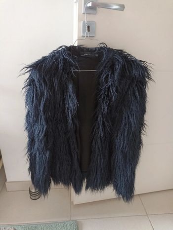 Manteau veste Zara poils taille S