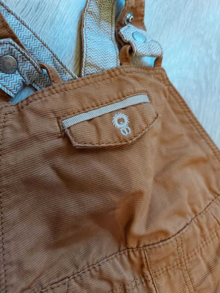 Jolie salopette short obaibi garçon 3 mois - photo numéro 4