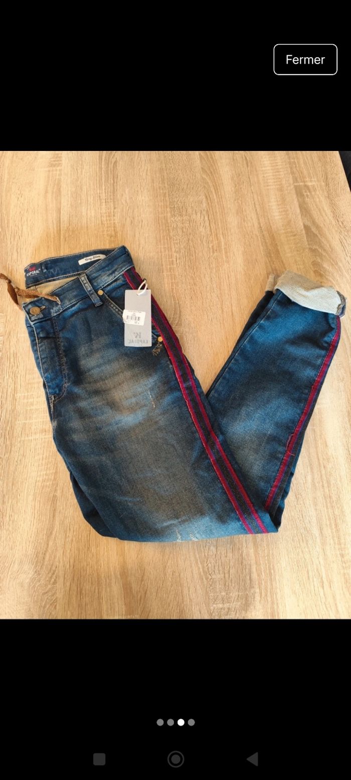 Jeans boyfriend Kaporal neuf - photo numéro 3