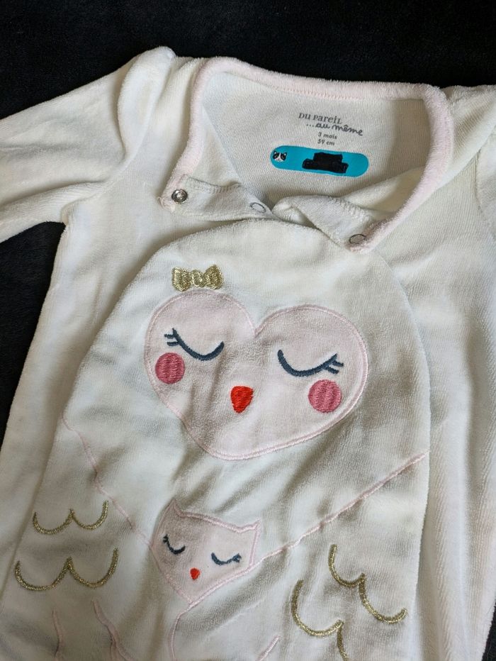 Pyjama blanc Chouette 🦉 - photo numéro 3