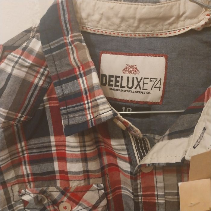 Chemise manches courtes deeluxe 74 neuve avec étiquette Taille 10 ans - photo numéro 2