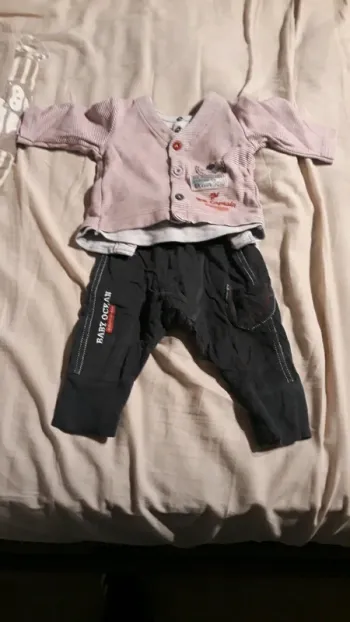 Ensemble garçon 1mois 54cm