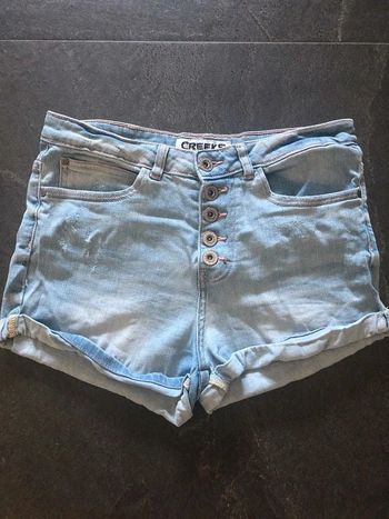 Short jean bleu clair creek taille 38