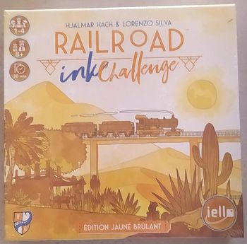 Rail road ink challenge Jaune - Jeu de société sous emballage