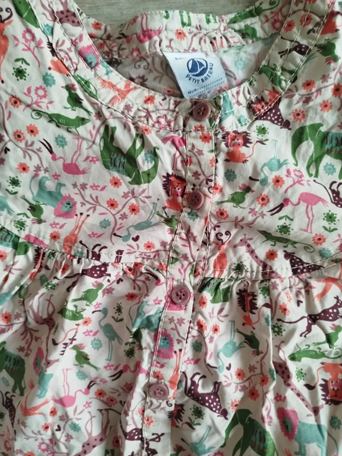 Blouse petit bateau 6 ans - photo numéro 2