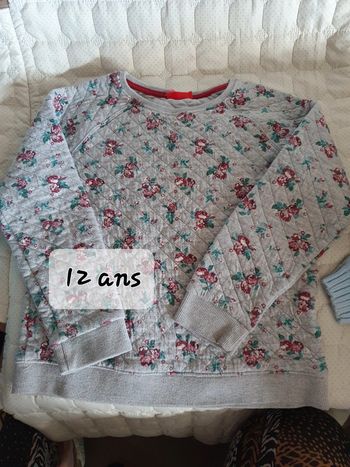 Sweat matelassé 12 ans