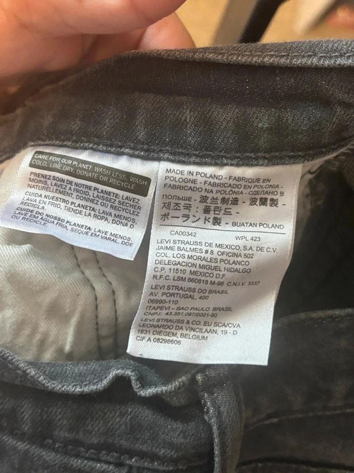 🖤 Jean Levi’s 511 Slim Fit Noir Délavé | Taille 32x34 - photo numéro 6