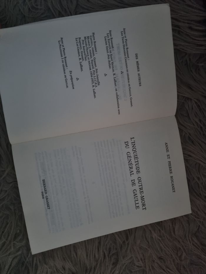 Livre L'inquiétude outre-mort du Général de Gaulle - photo numéro 2