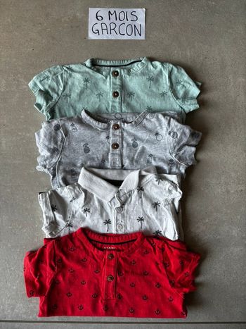 Lot t-shirt manches courtes