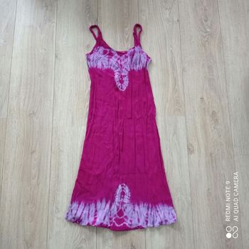 Robe rose ethnique t36/38