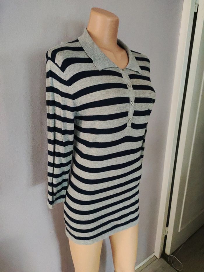 Pull rayé Burton taille S - photo numéro 2