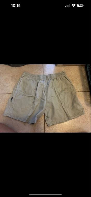 Short beige homme