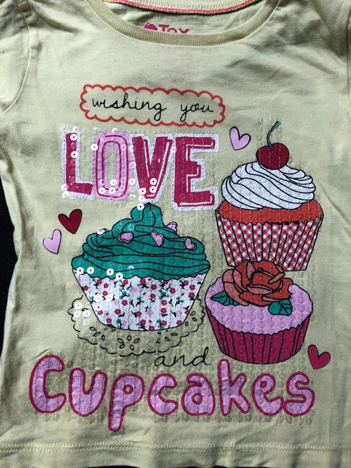 Tee shirt cupcake manche longue - photo numéro 2