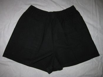Short Taille 2 Noir Femme