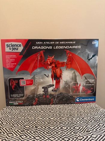 Clémentoni - Atelier de construction "Mon atelier de mécanique, dragons légendaires"