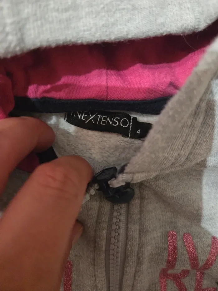 Veste zipp 4ans fille in extenso - photo numéro 2