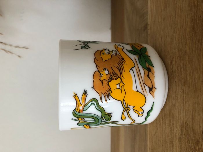 Mug vintage Arcopal lions jungle - photo numéro 2
