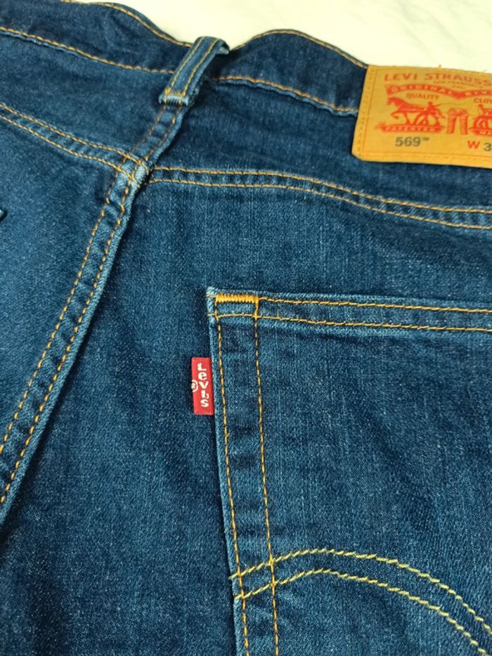 Jort Levis 569 bleu marine W32 - photo numéro 6