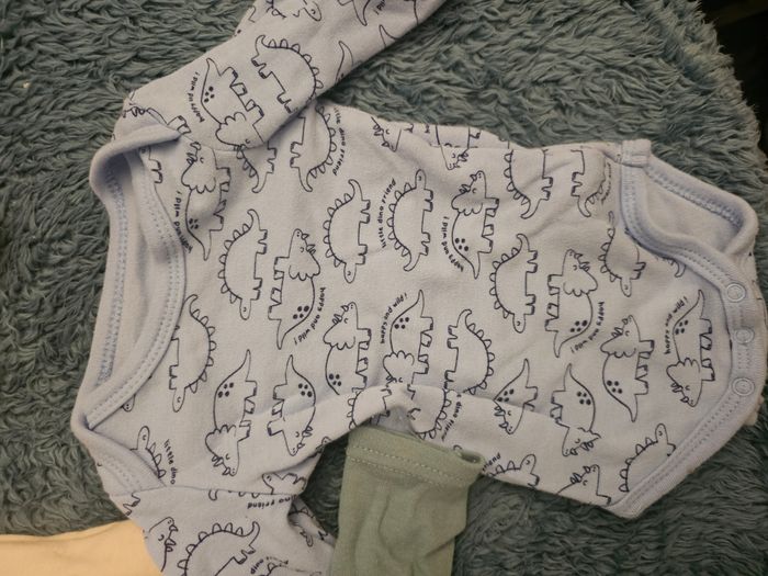 Lot de 5 bodies manche longue 3mois/ 60-65cm - photo numéro 4