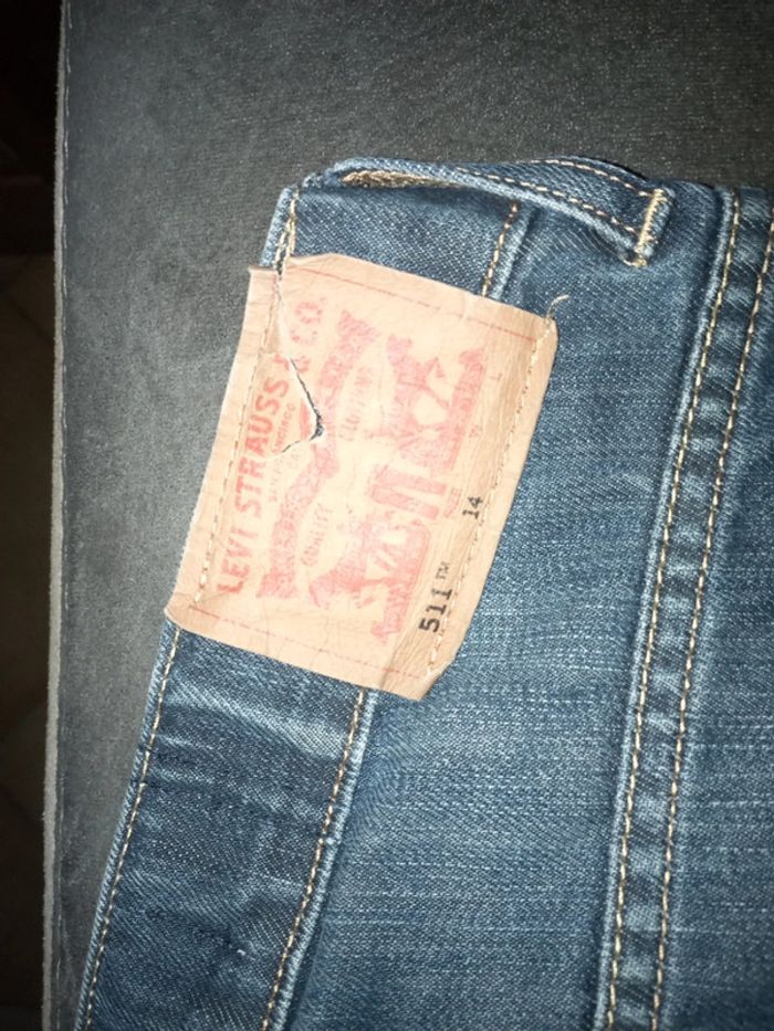 Jean bleu slim 511 - photo numéro 4