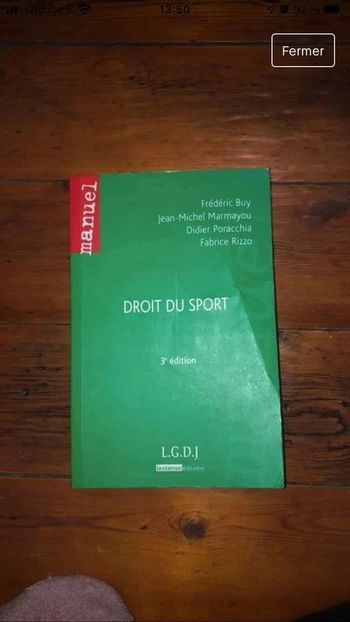 Droit du sport