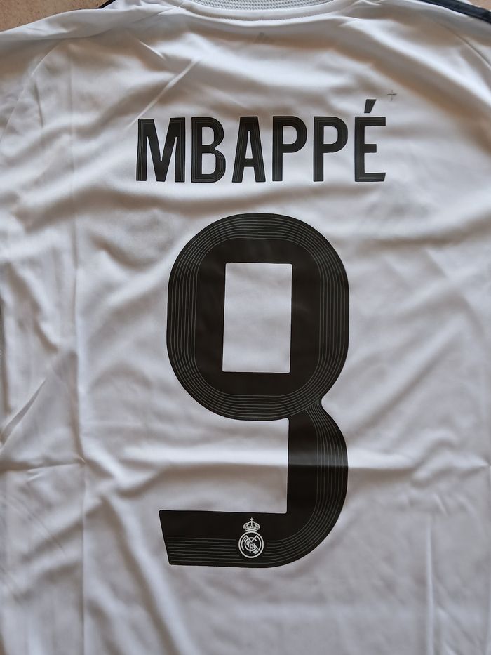 Maillot de foot Real Madrid domicile 2025 2026 mbappe 9 - photo numéro 5