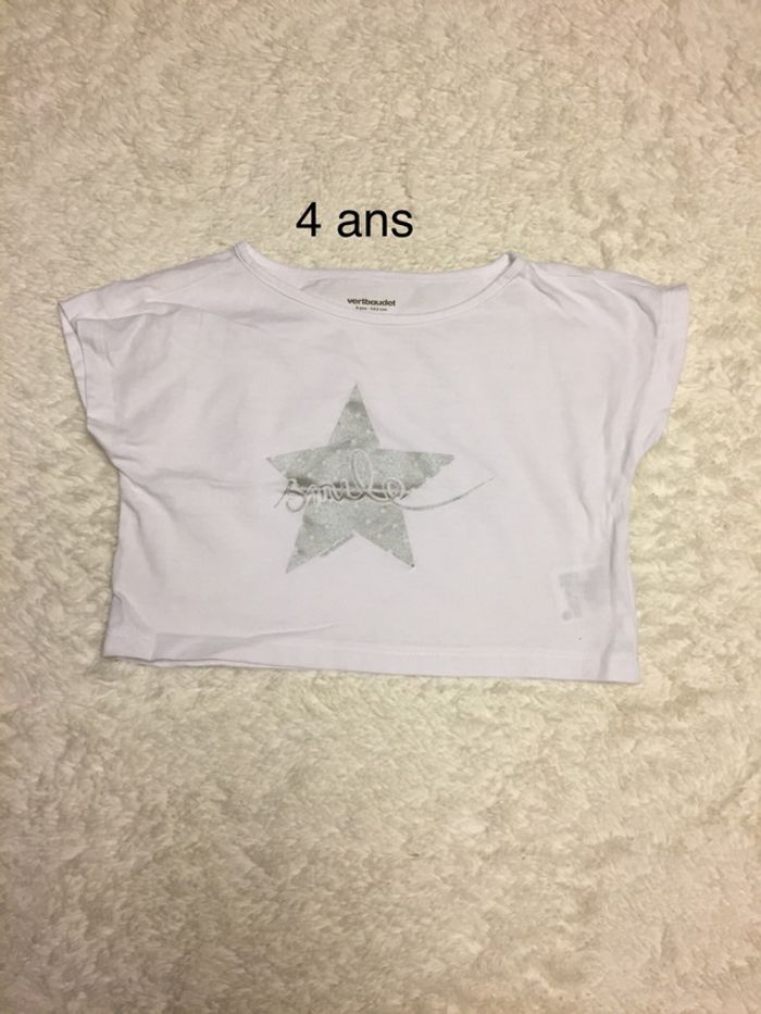 Tee shirt court étoile danseuse 4a