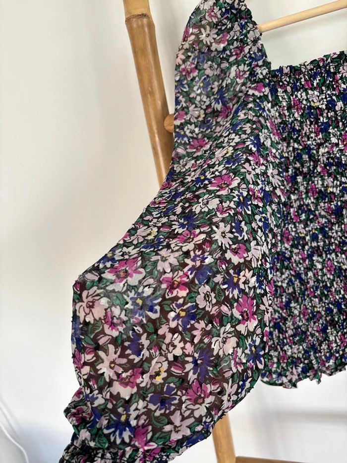 Blouse à fleurs Lulu Castagnette taille 40/L - photo numéro 2