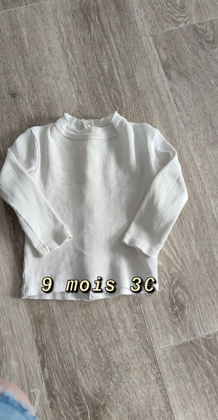 Vend des vêtements fille 9 mois - photo numéro 9