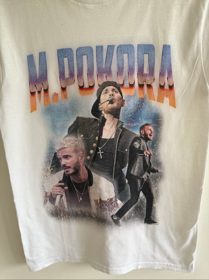 T-shirt manches courtes  blanc Matt pokora m.pokora épicentre tour 2024/2025 épicentre tour 2024/2025 taille 36 S - photo numéro 2
