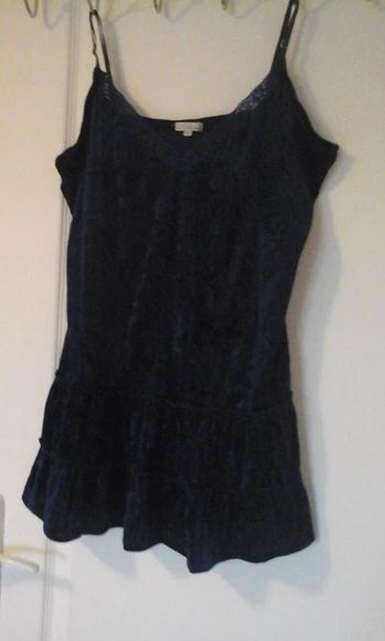 Nuisette velours marine In Extenso 42