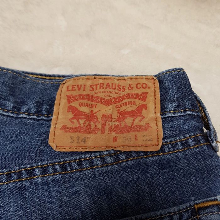 Jean Levi's 514 W36 L32 Bleu - photo numéro 8