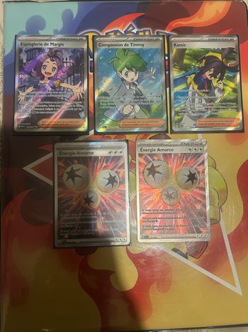 Lot de 5 cartes Pokémon Full Art