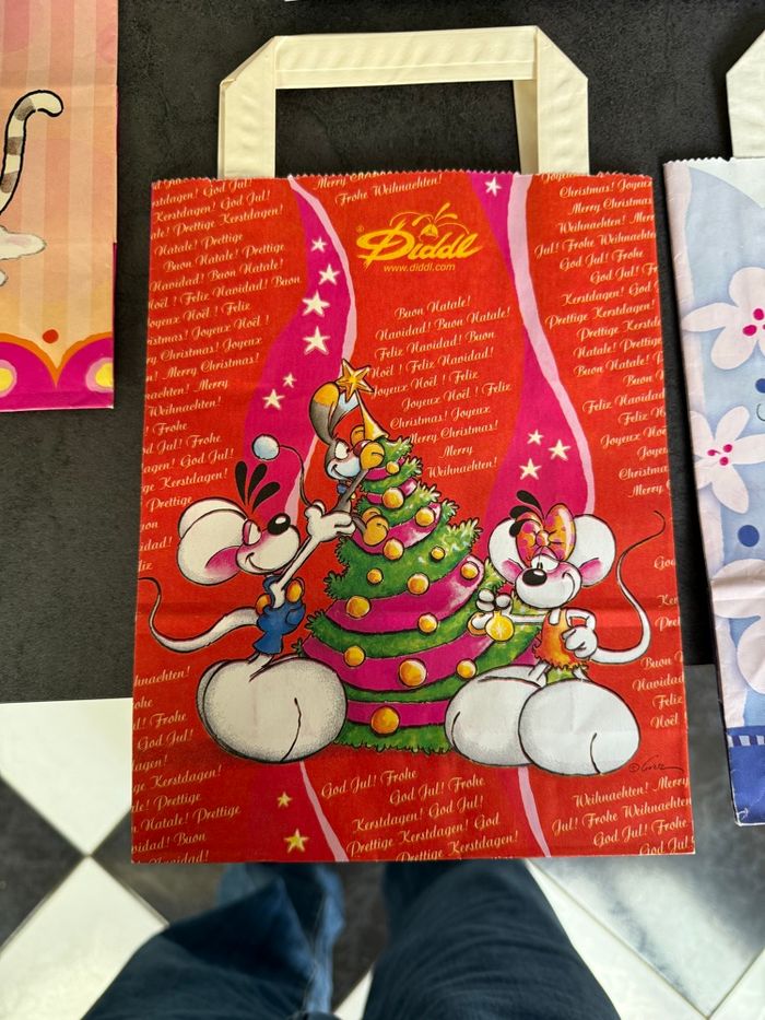 Cinq. Sacs cadeaux Diddl - photo numéro 6