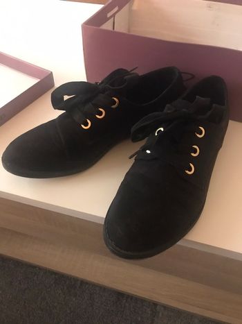Chaussures Richelieu femme noires - T39