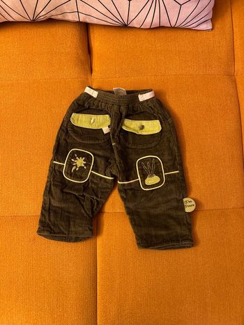 Pantalon velours 12 mois