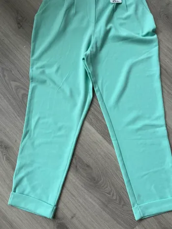 Pantalon terranova vert bleu turquoise taille XXS neuf
