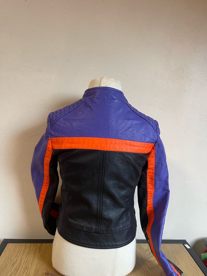 Veste en cuir fille taille 122/128 - photo numéro 3