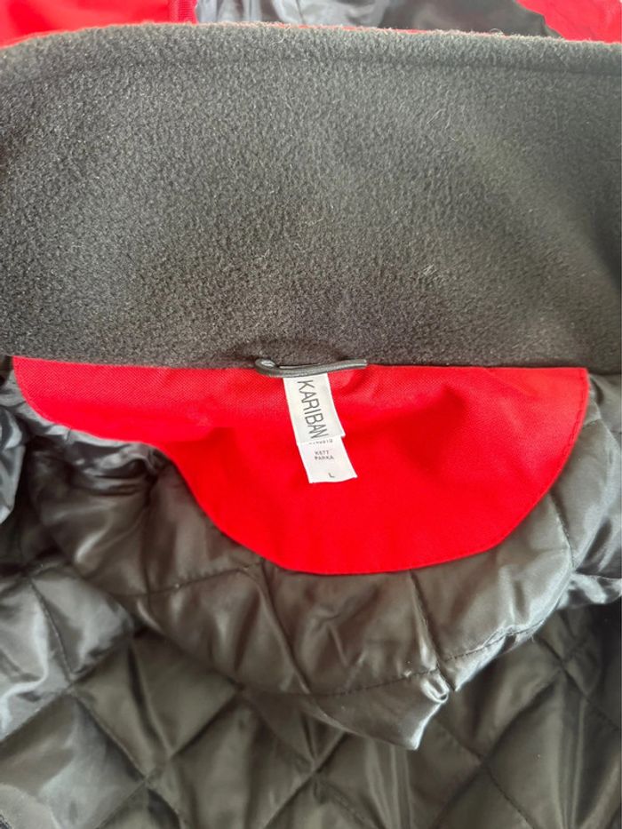 Parka rouge neuve T. L - photo numéro 5