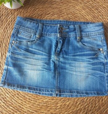 Jupe en jean délavé - Monday - Taille 38