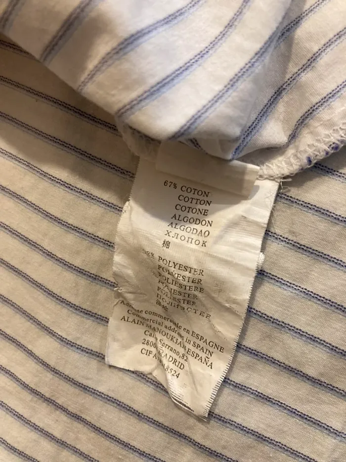 Chemise coton fines rayures - photo numéro 4