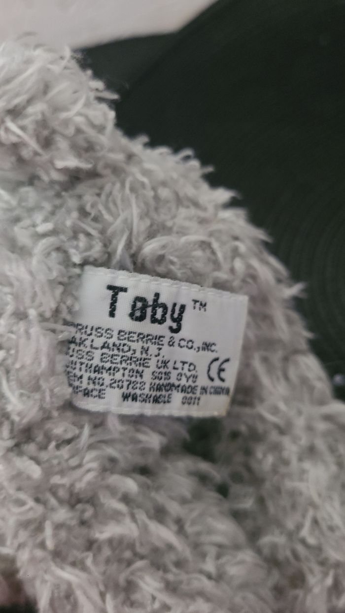 Peluche RUSS Schnauzer Puppy Russ Berrie & Co "Toby" - photo numéro 6