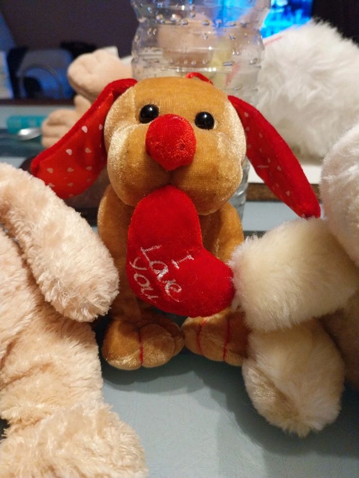 Lot 3 peluches nounours - photo numéro 2