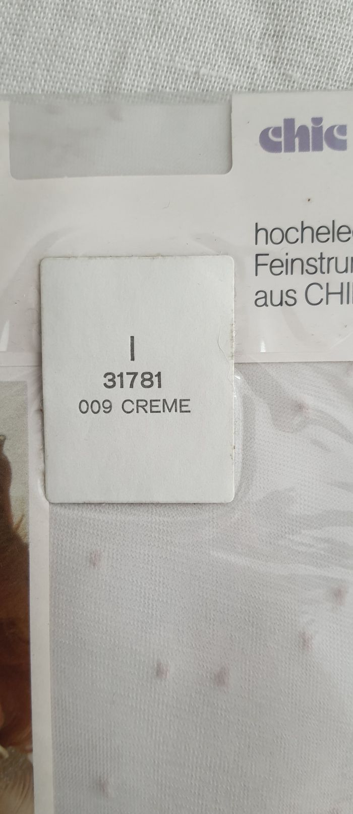 Collants "Kunert" crème à pois taille 38/40 neuf - photo numéro 3