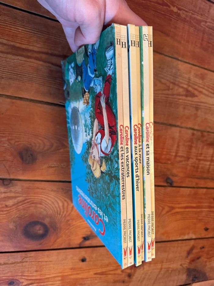 Série jaune - Lot de 6 histoires Caroline livres bd albums Pierre Probst Hachette - photo numéro 5