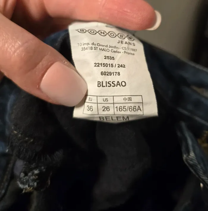 Jeans bonobo délavé ! Neuf ! - photo numéro 5