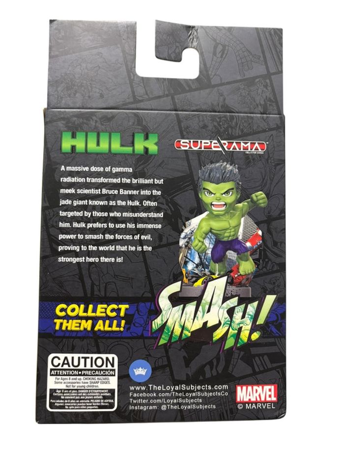 Figurine diorama Marvel Superama Hulk The Loyal Subjects neuf - photo numéro 2