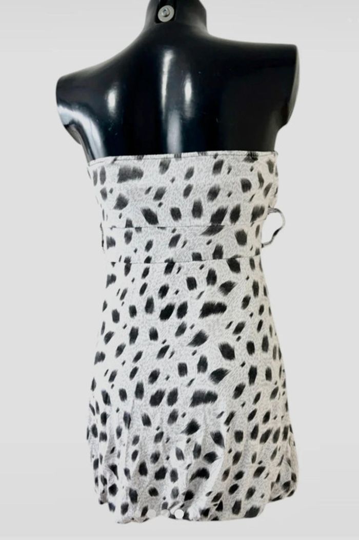 🐆 bustier drapée imprimé léopard – Taille 36 - photo numéro 5
